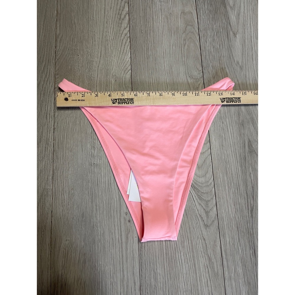 L Space x Jamie Van Slooten Leilani Bitsy Bikini Bottom Pink Large - Picture 9 of 11